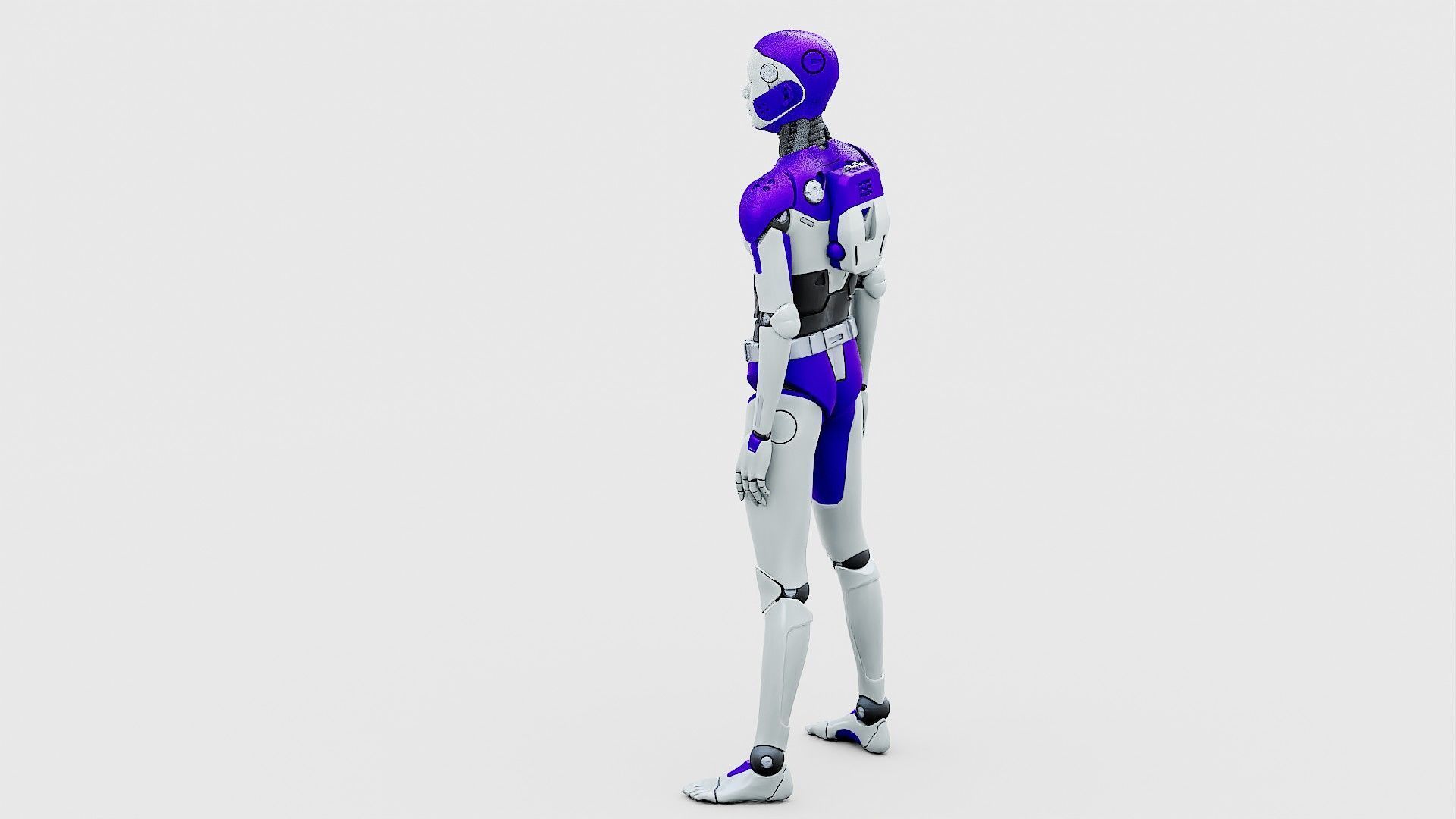 HUMANOID ORPHEUS-J  Rigged for Unreal Engine - Unity - MIXAMO 3D model_19