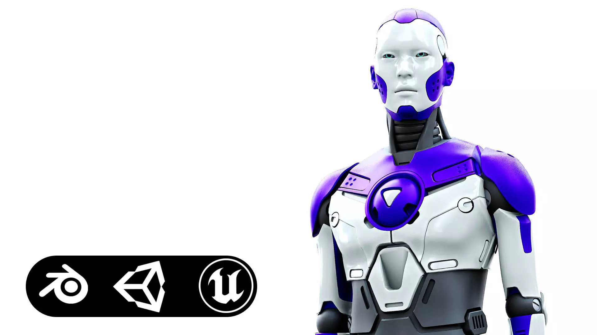 HUMANOID ORPHEUS-J  Rigged for Unreal Engine - Unity - MIXAMO 3D model_0