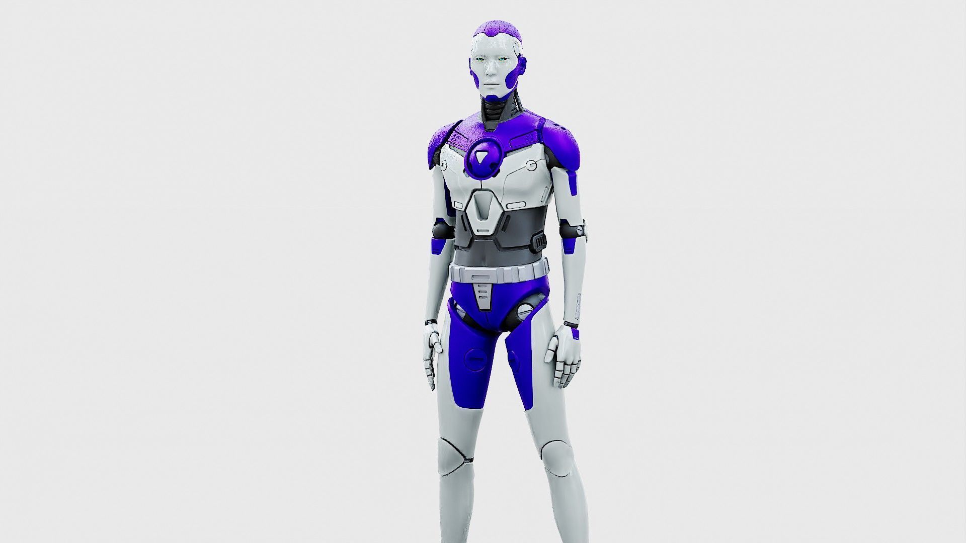 HUMANOID ORPHEUS-J  Rigged for Unreal Engine - Unity - MIXAMO 3D model_23