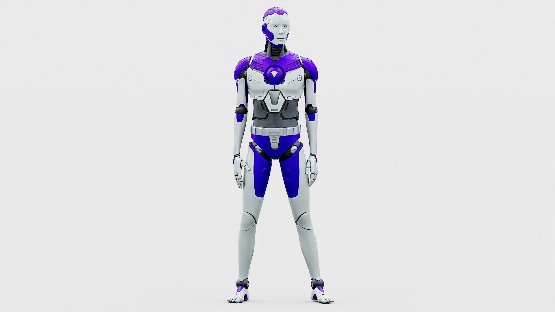 HUMANOID ORPHEUS-J  Rigged for Unreal Engine - Unity - MIXAMO 3D model_4