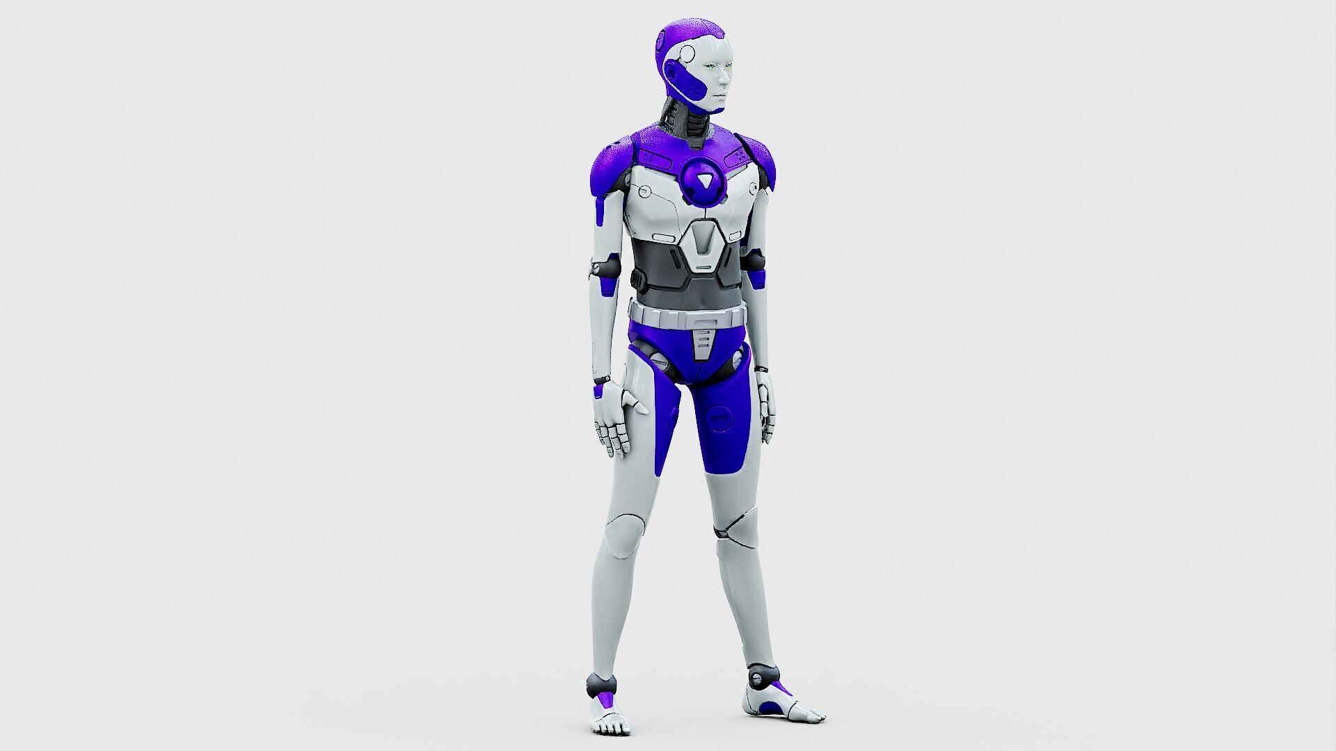 HUMANOID ORPHEUS-J  Rigged for Unreal Engine - Unity - MIXAMO 3D model_6