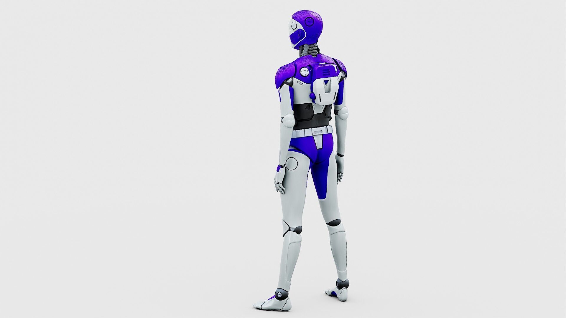 HUMANOID ORPHEUS-J  Rigged for Unreal Engine - Unity - MIXAMO 3D model_18