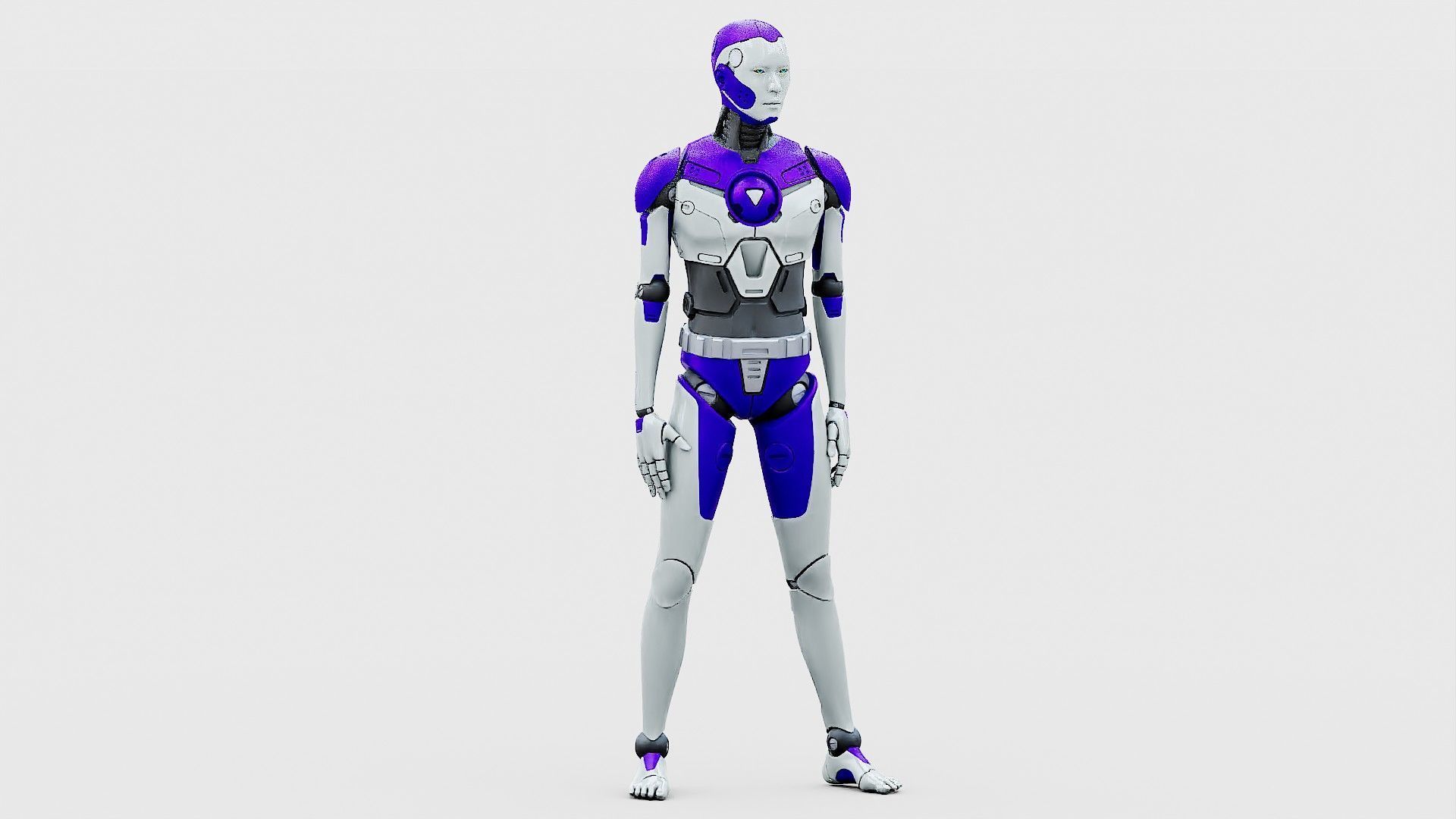 HUMANOID ORPHEUS-J  Rigged for Unreal Engine - Unity - MIXAMO 3D model_5