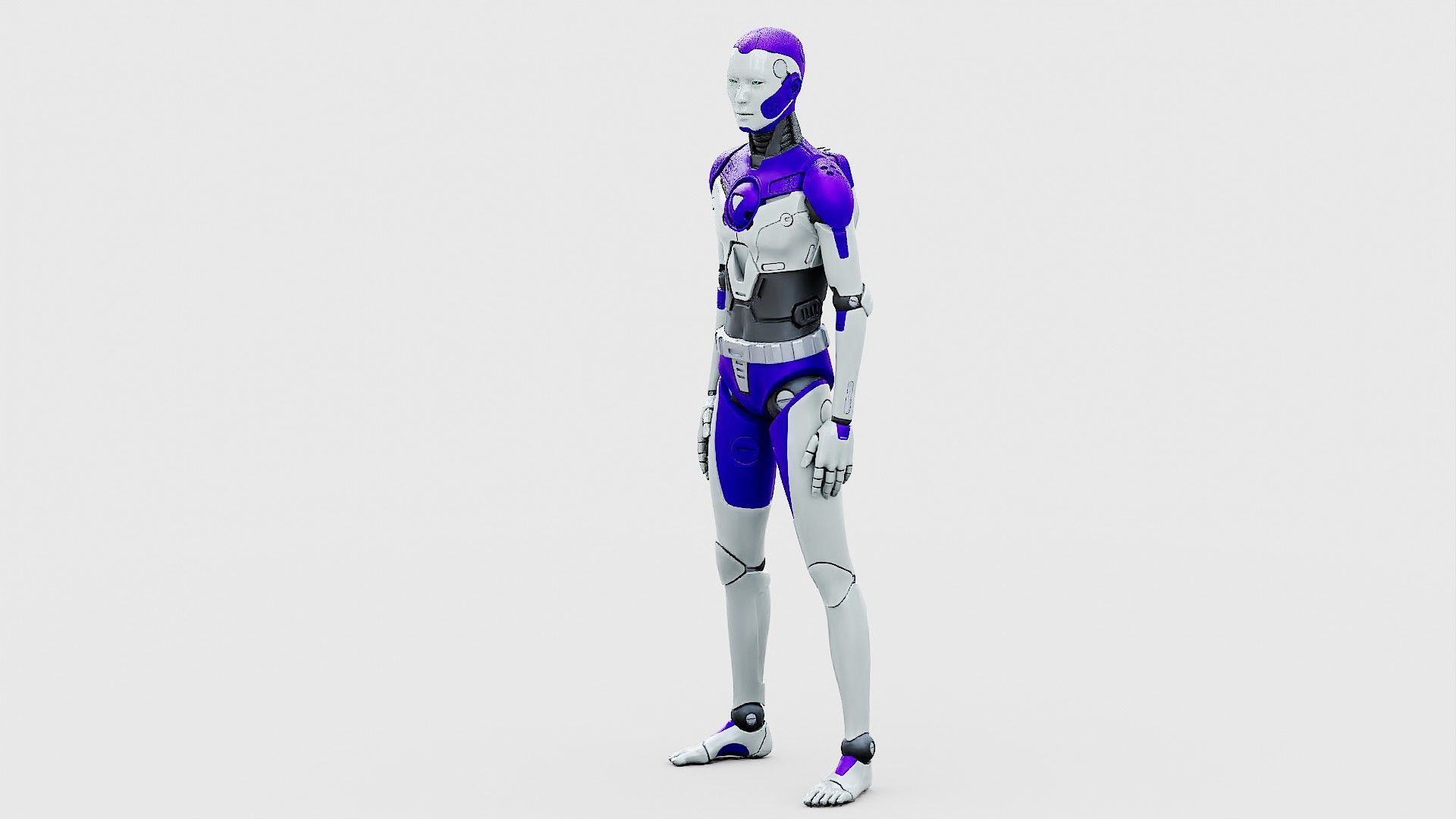 HUMANOID ORPHEUS-J  Rigged for Unreal Engine - Unity - MIXAMO 3D model_21