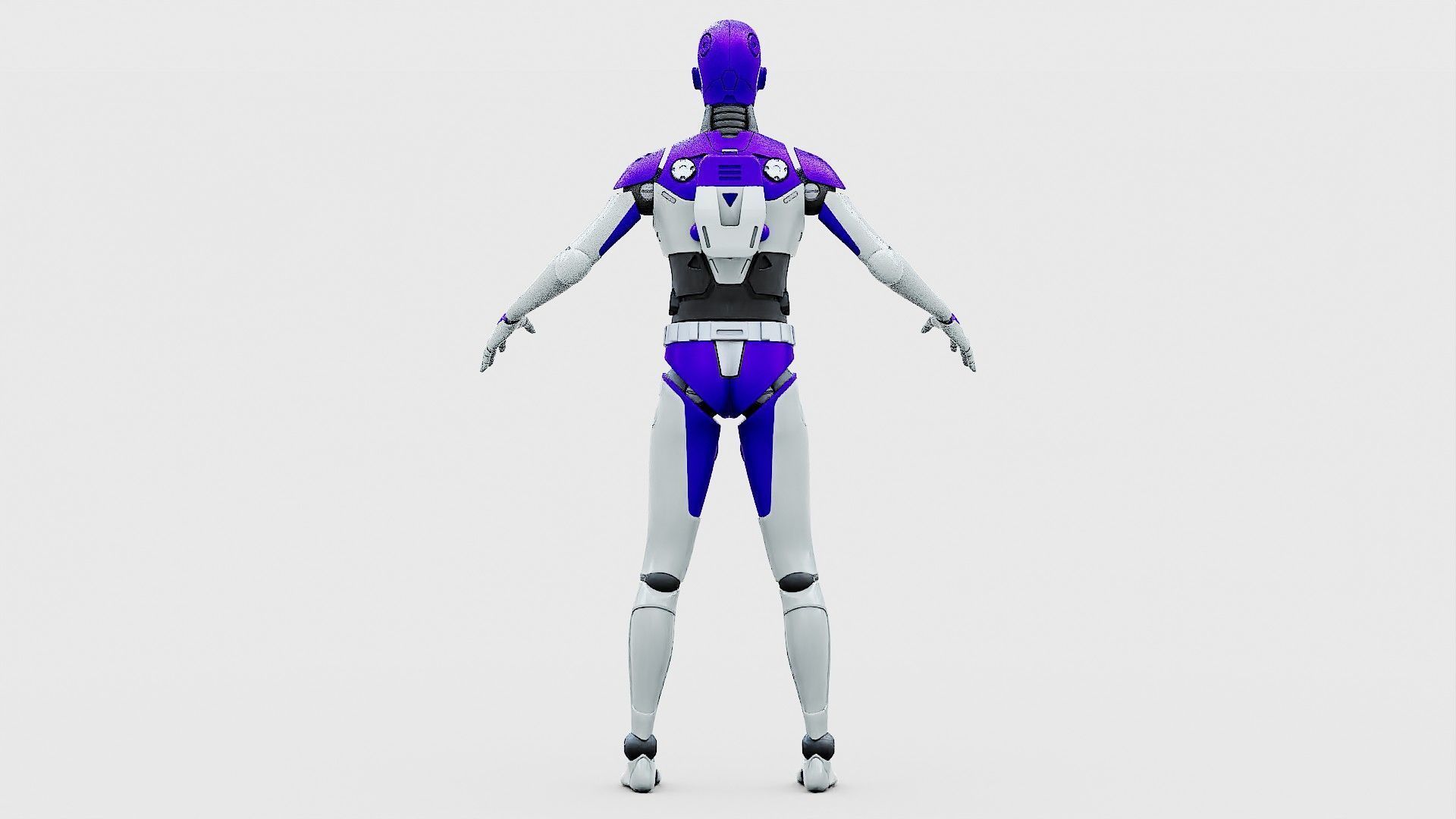 HUMANOID ORPHEUS-J  Rigged for Unreal Engine - Unity - MIXAMO 3D model_31
