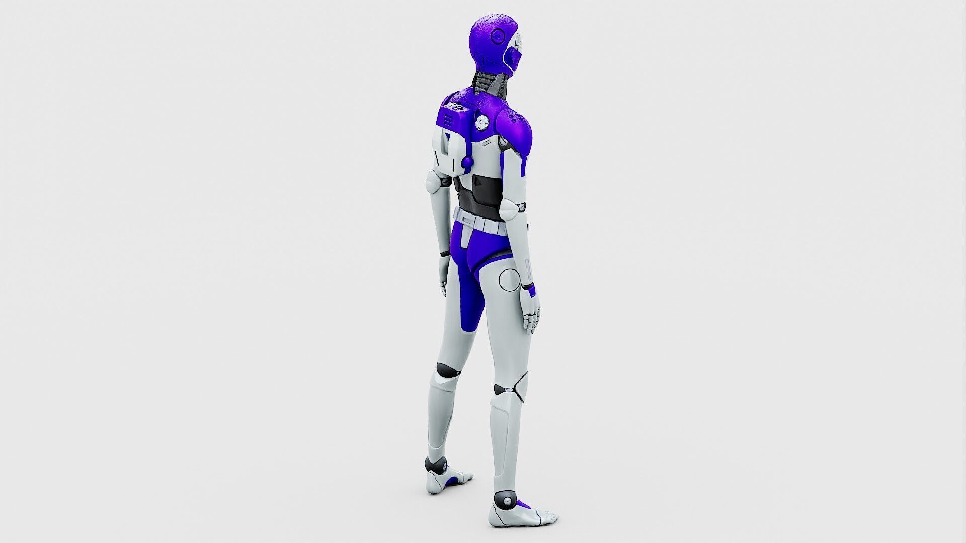 HUMANOID ORPHEUS-J  Rigged for Unreal Engine - Unity - MIXAMO 3D model_13