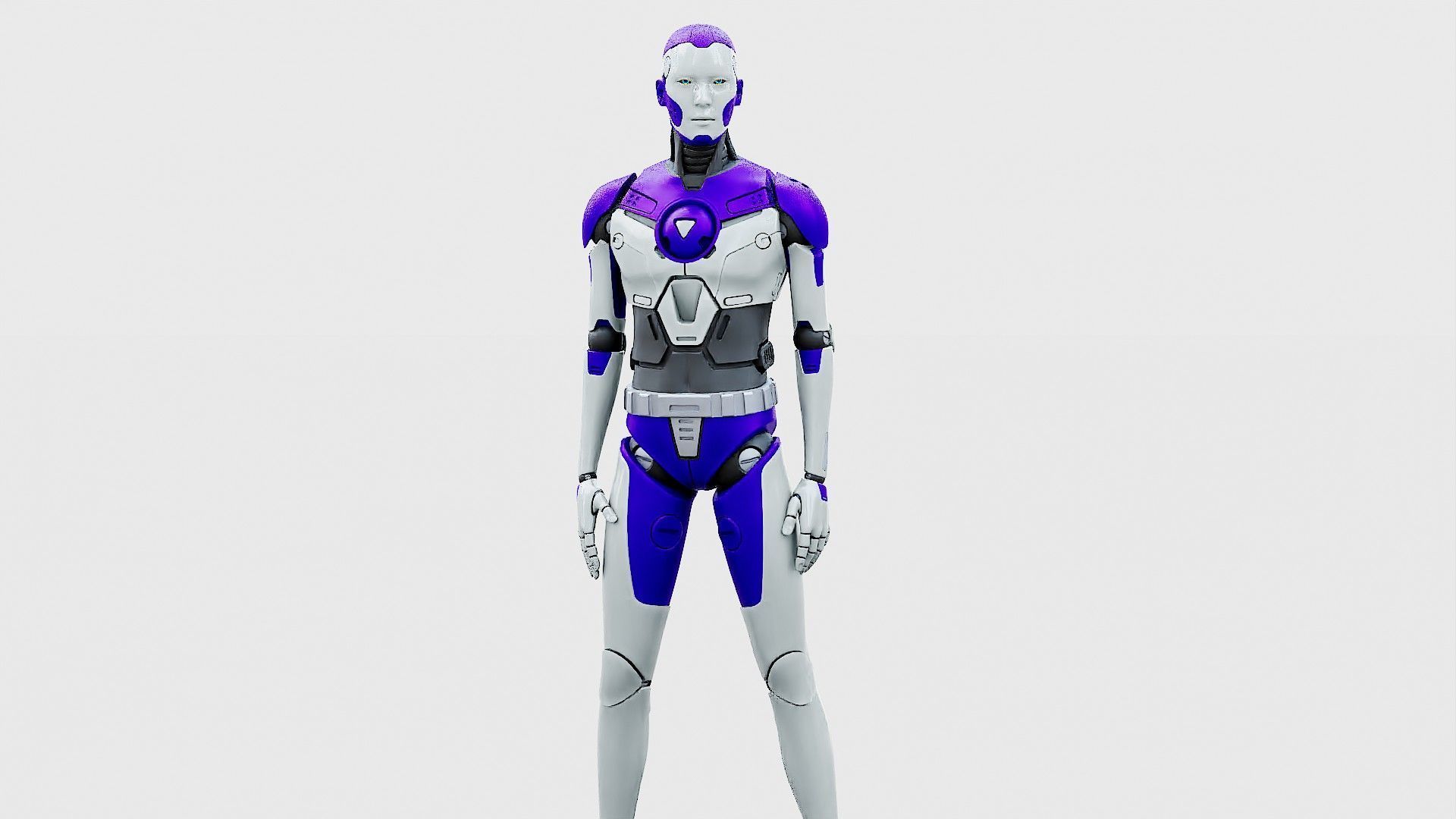 HUMANOID ORPHEUS-J  Rigged for Unreal Engine - Unity - MIXAMO 3D model_3