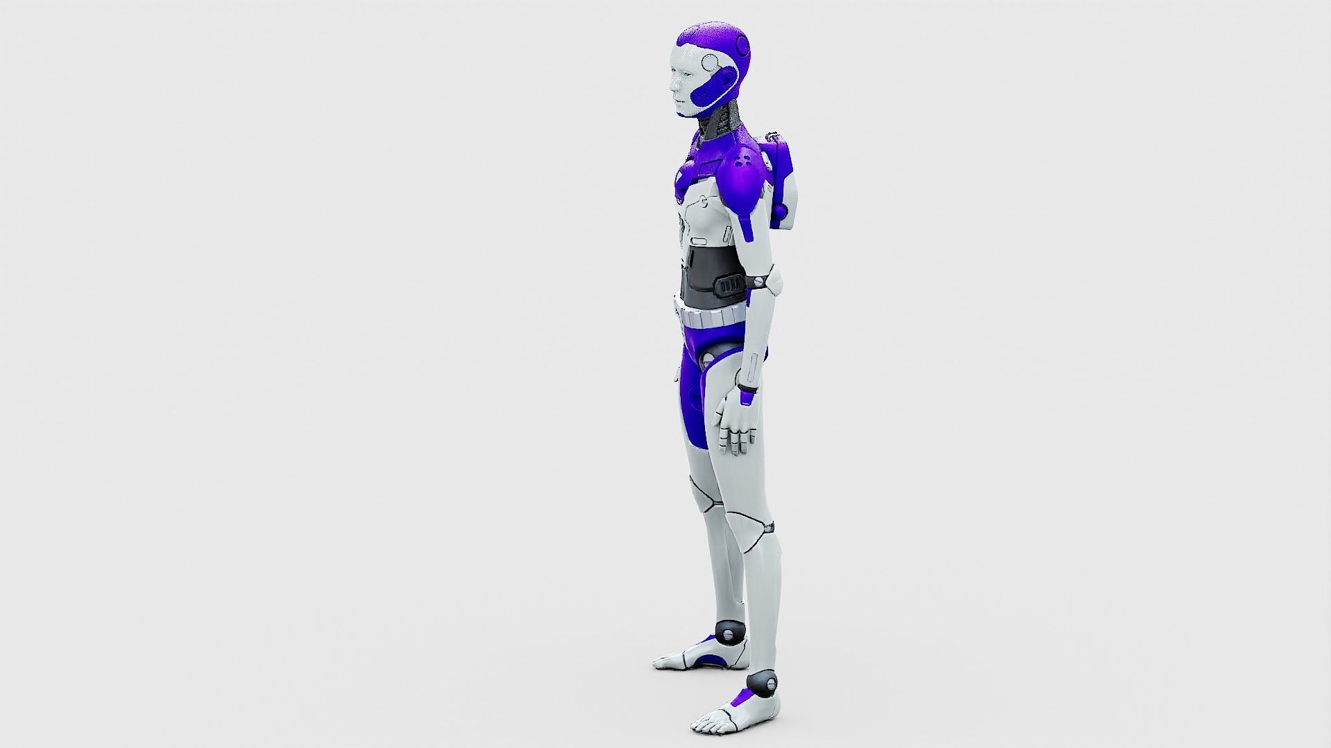 HUMANOID ORPHEUS-J  Rigged for Unreal Engine - Unity - MIXAMO 3D model_20