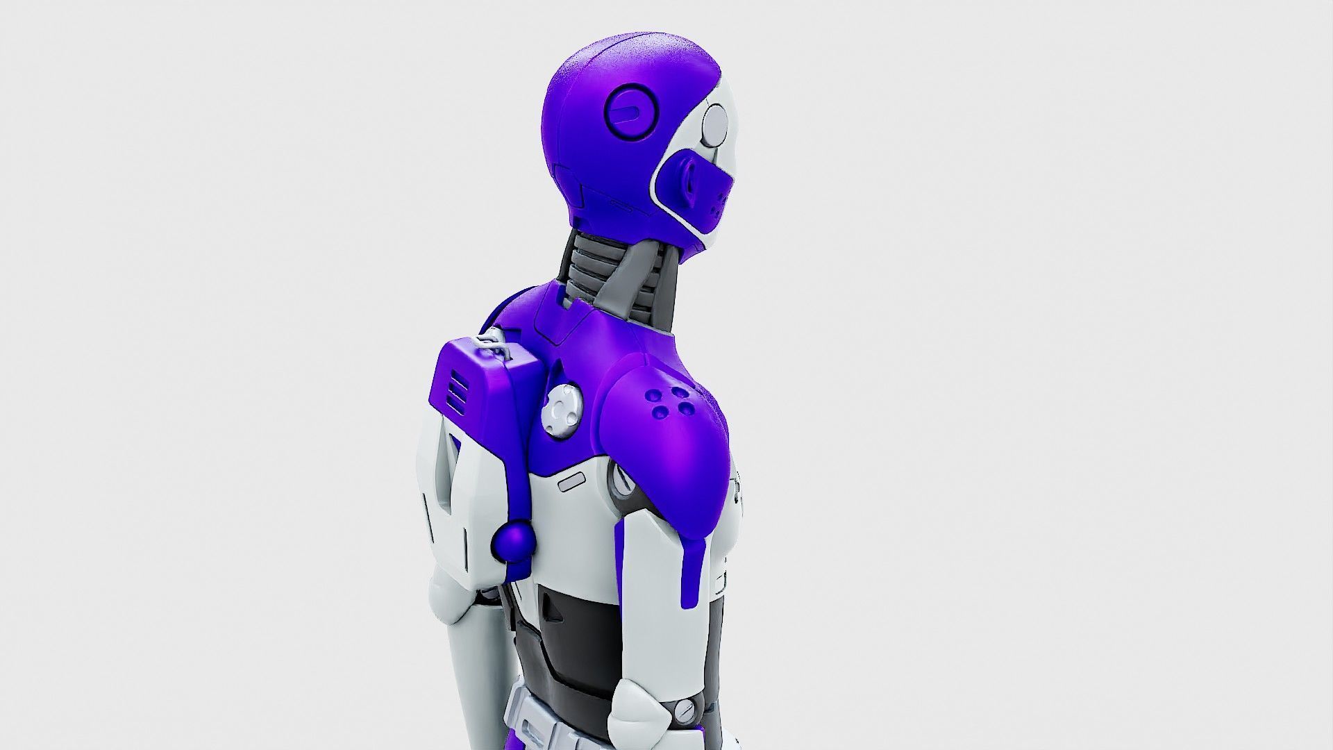 HUMANOID ORPHEUS-J  Rigged for Unreal Engine - Unity - MIXAMO 3D model_26