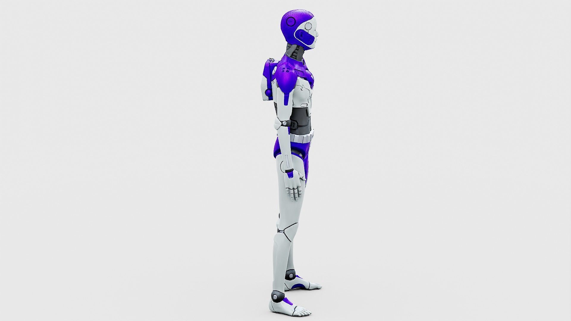 HUMANOID ORPHEUS-J  Rigged for Unreal Engine - Unity - MIXAMO 3D model_10
