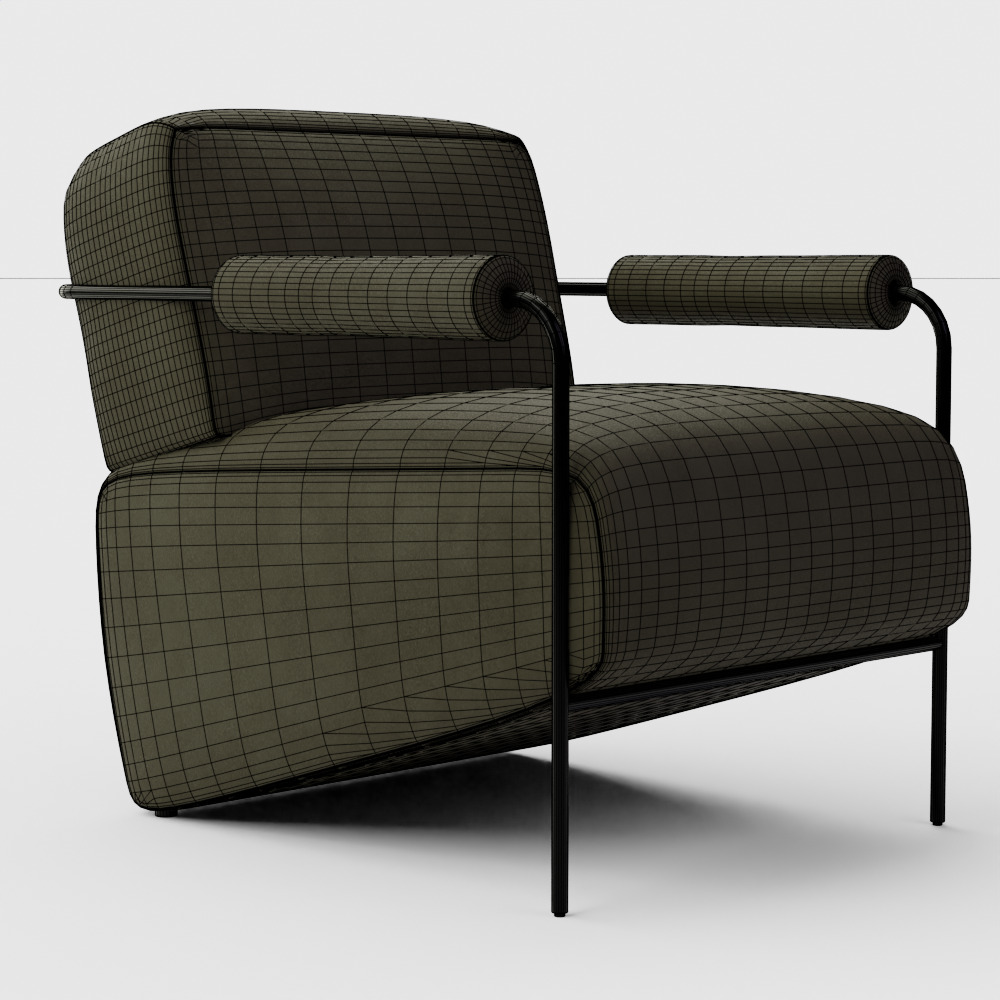 Faroe Accent Chair 3D model_1