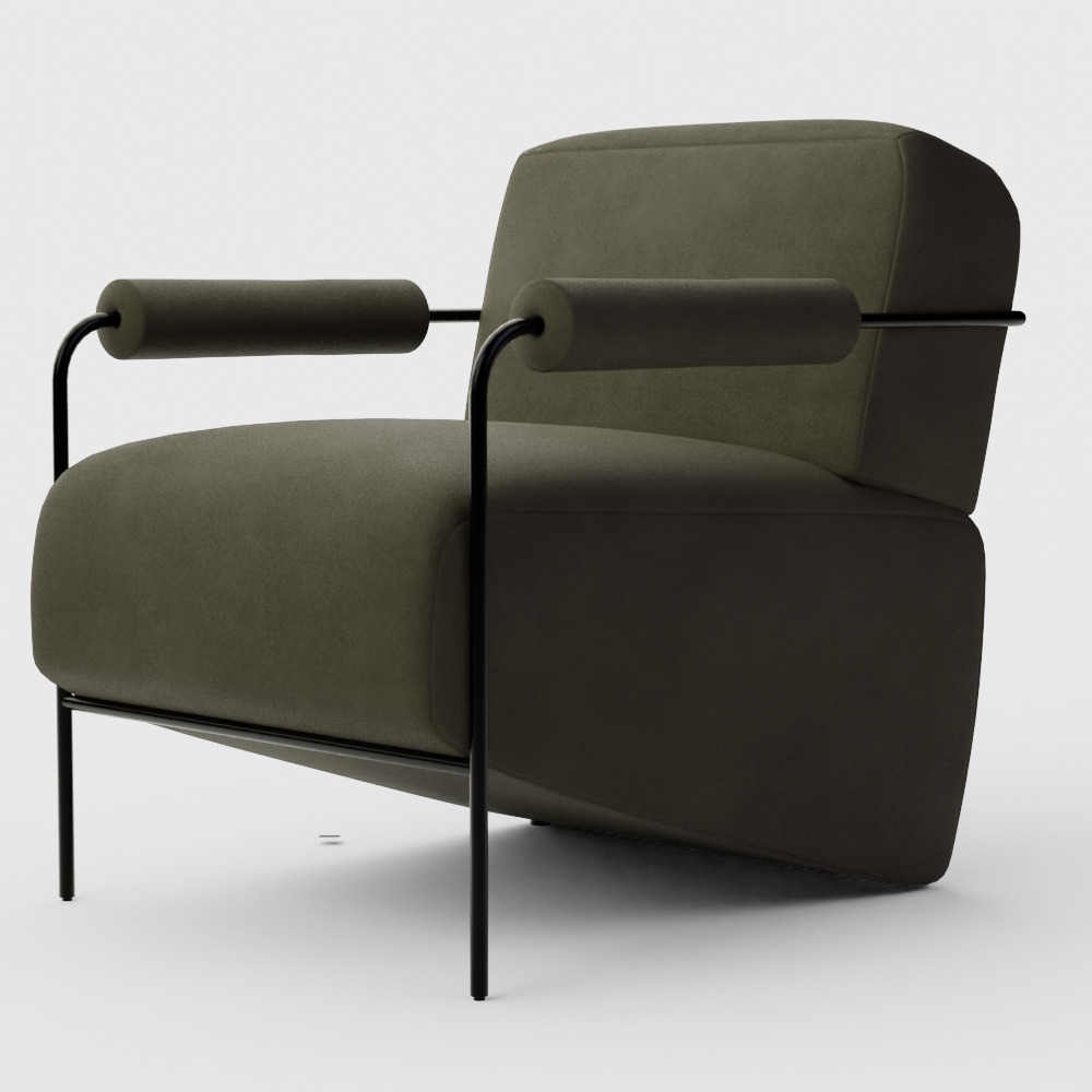 Faroe Accent Chair 3D model_3