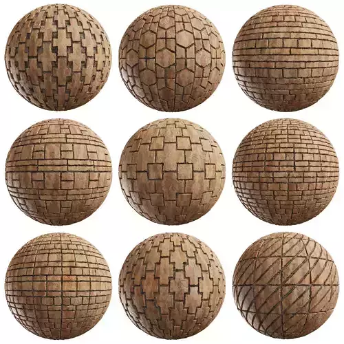 PBR Bricks 04 - Seamless 4K Texture