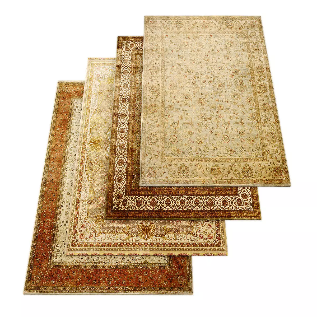 Rug587 Low-poly 3D model_0