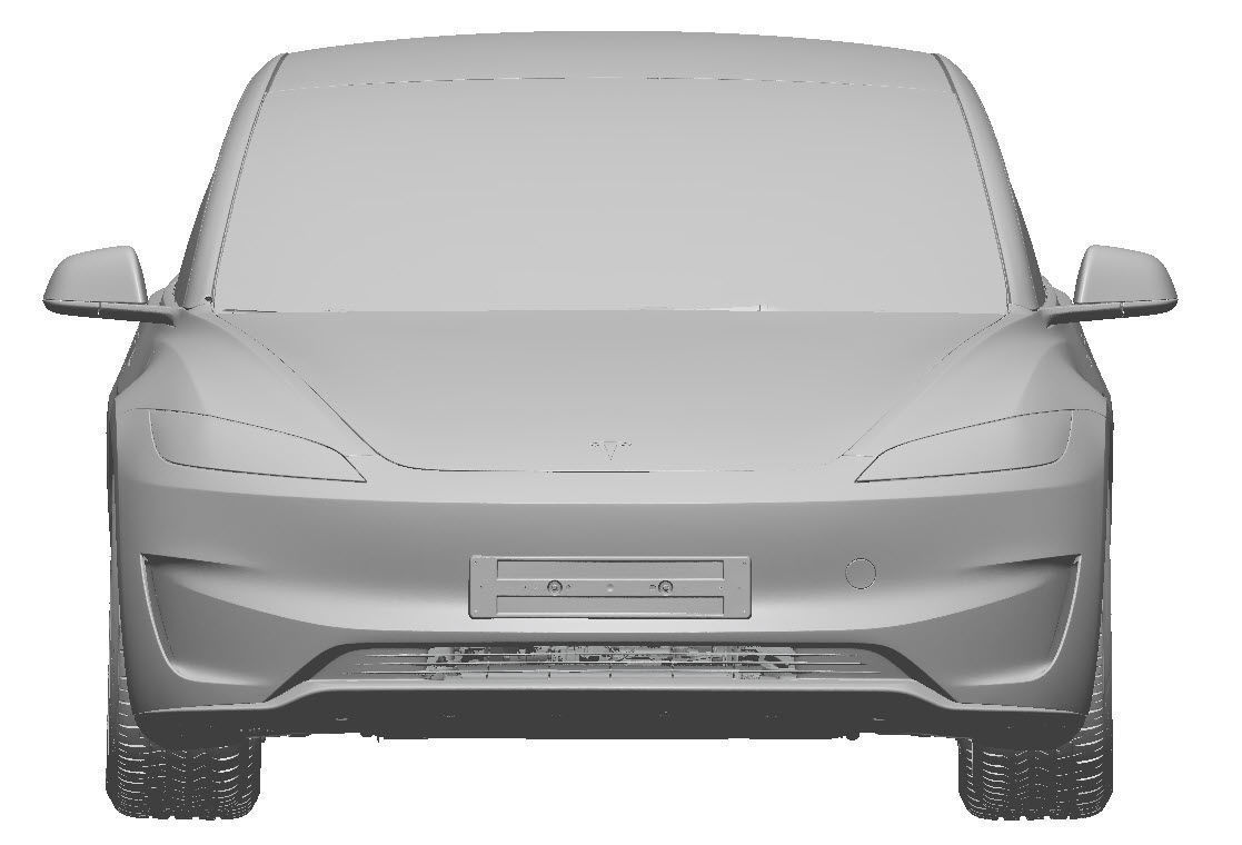 Tesla Model 3 Performance 2024- Exterior Scan 3D model 3D model_4