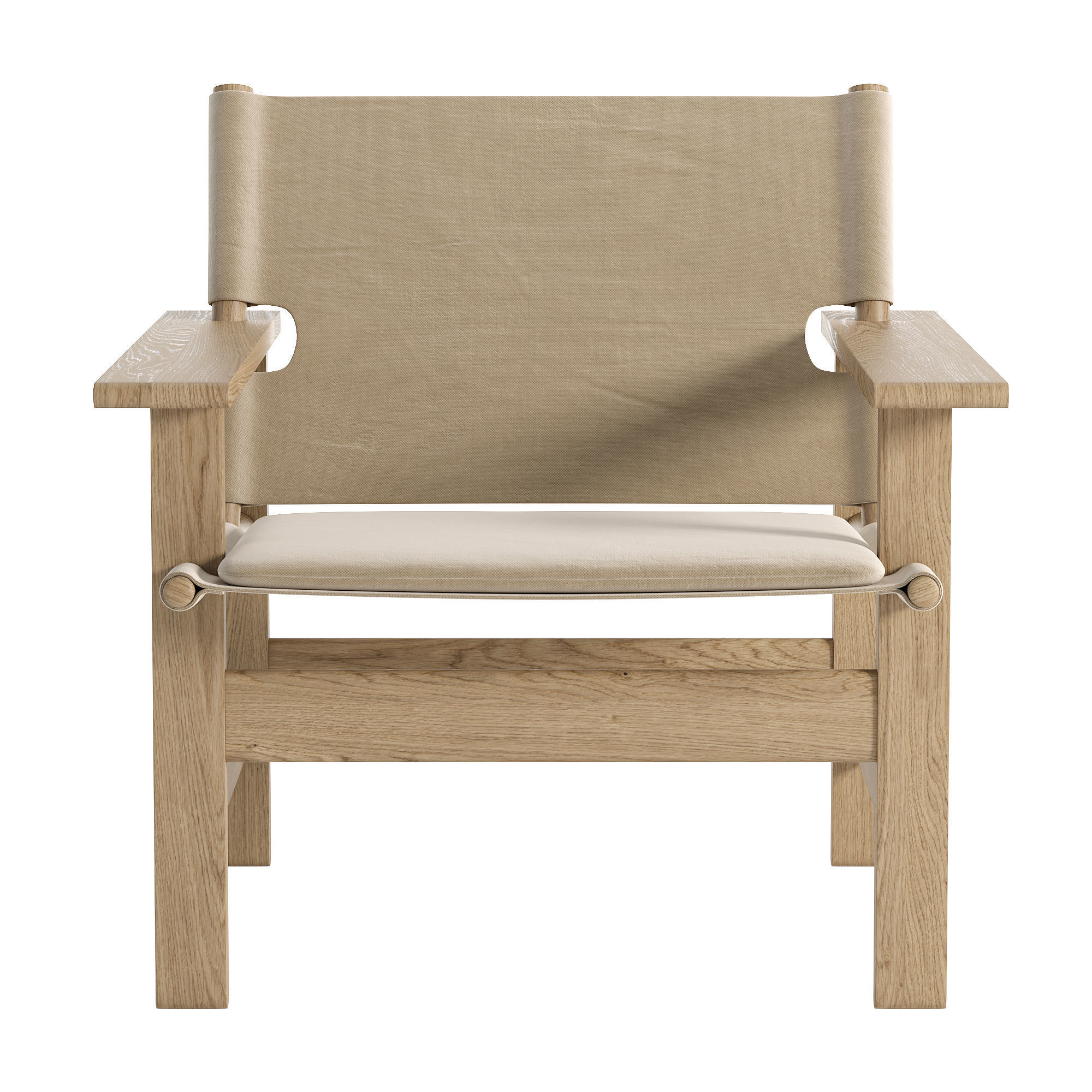 The Canvas Chair 3D model_2