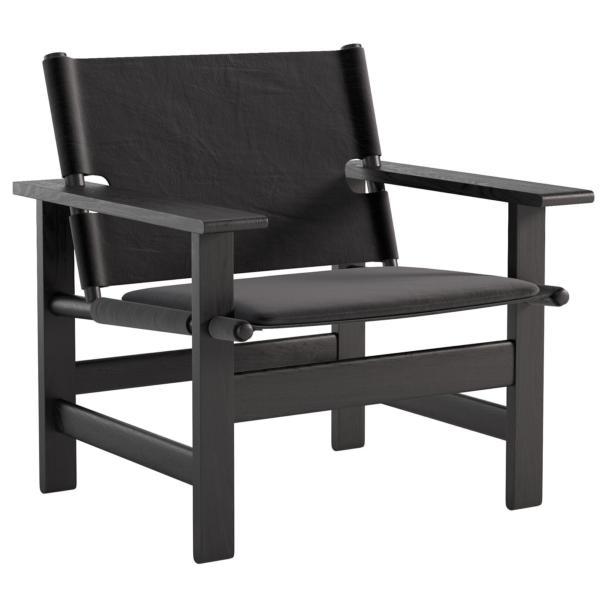 The Canvas Chair 3D model_1