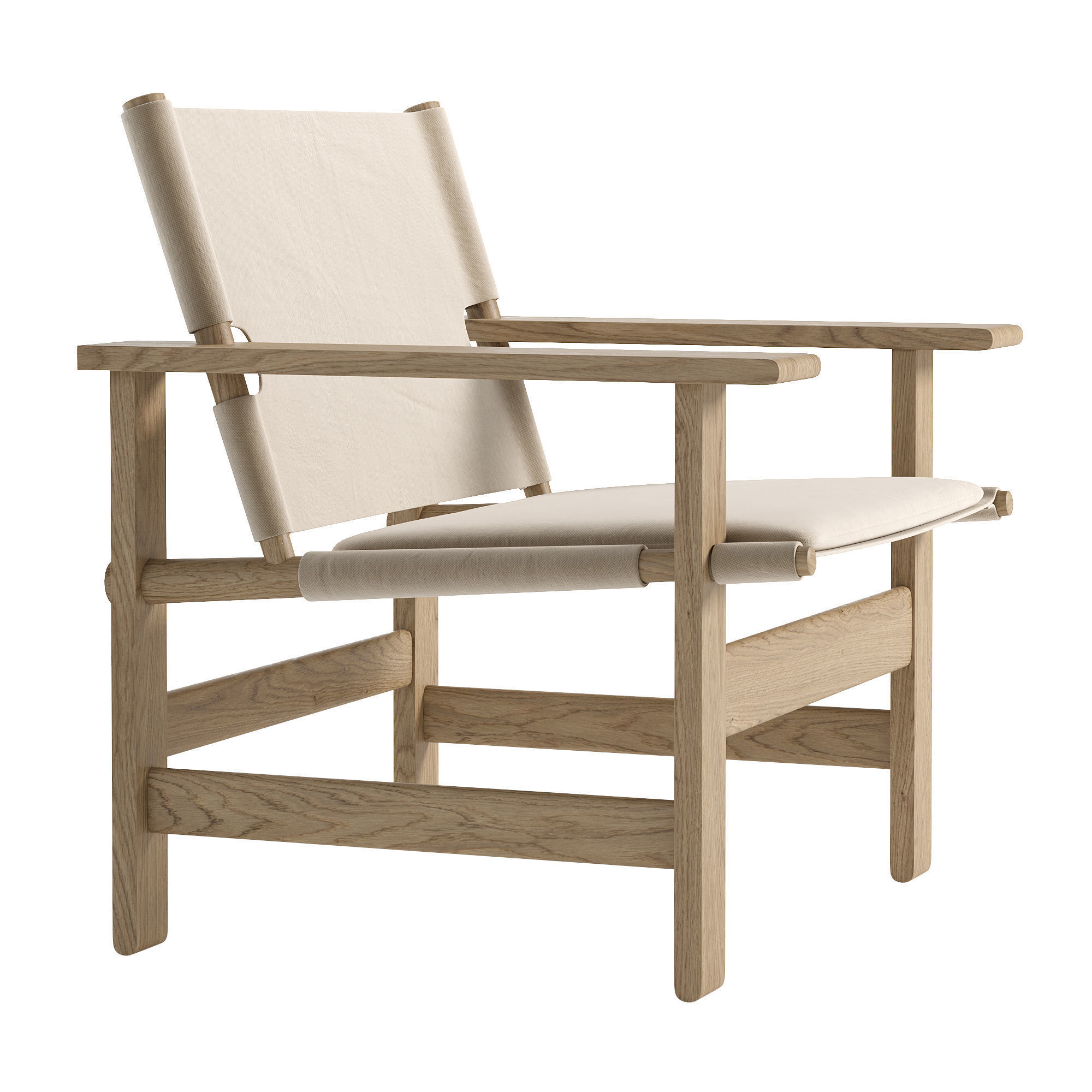 The Canvas Chair 3D model_4