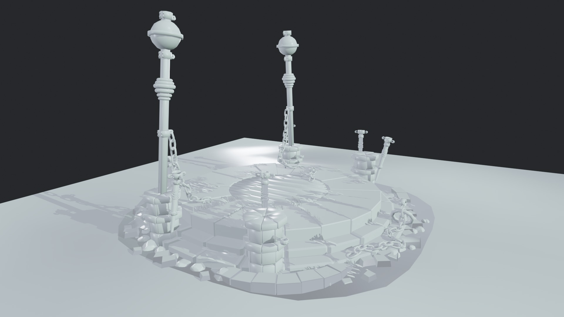 sacred altar 3D model  high-poly 3D model_10