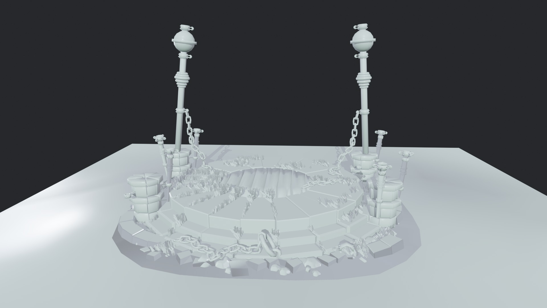 sacred altar 3D model  high-poly 3D model_9