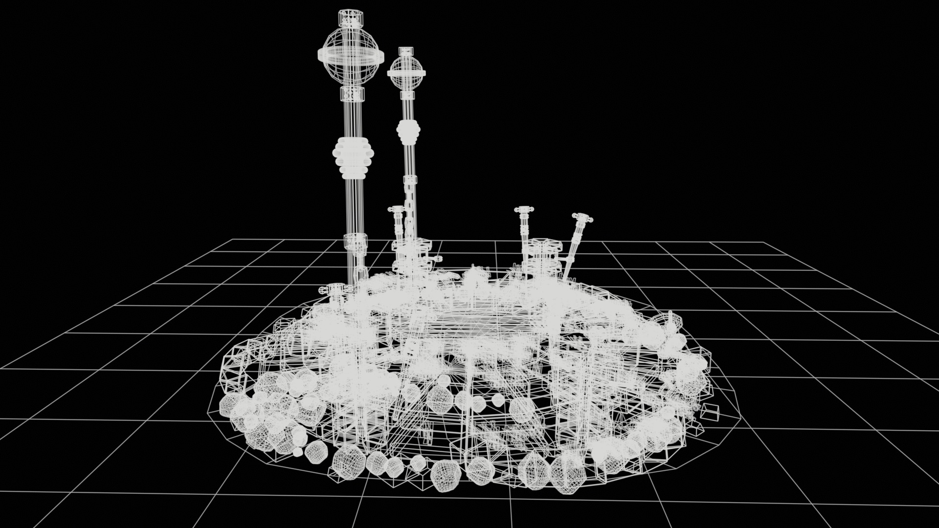 sacred altar 3D model  high-poly 3D model_19