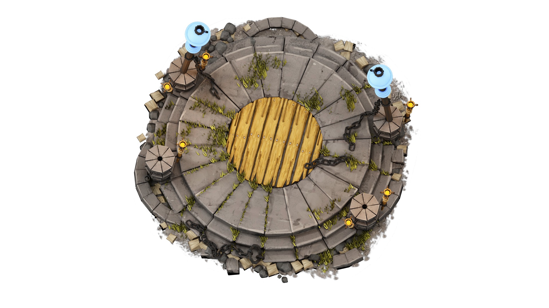 sacred altar 3D model  high-poly 3D model_5