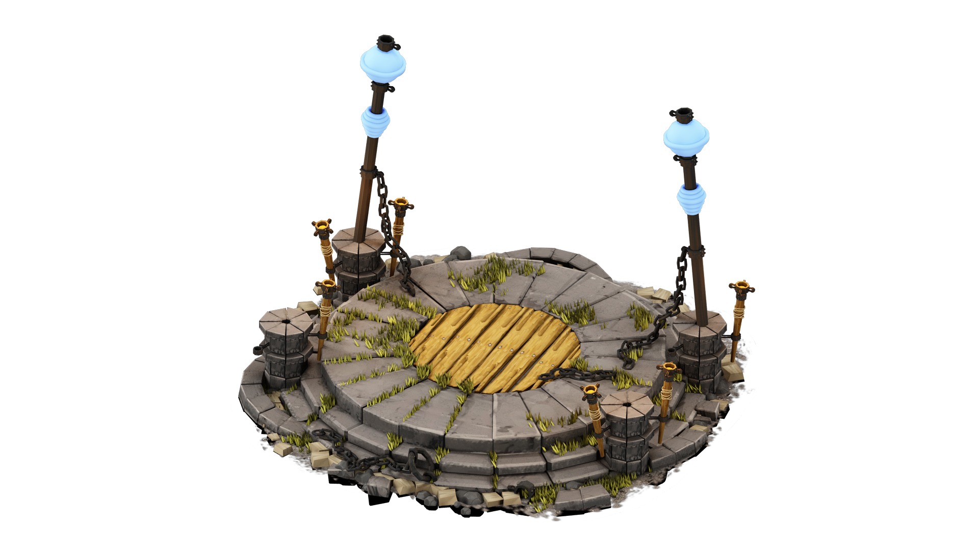 sacred altar 3D model  high-poly 3D model_3