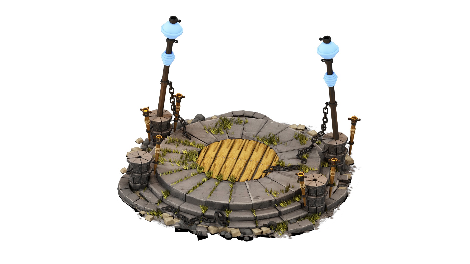 sacred altar 3D model  high-poly 3D model_6