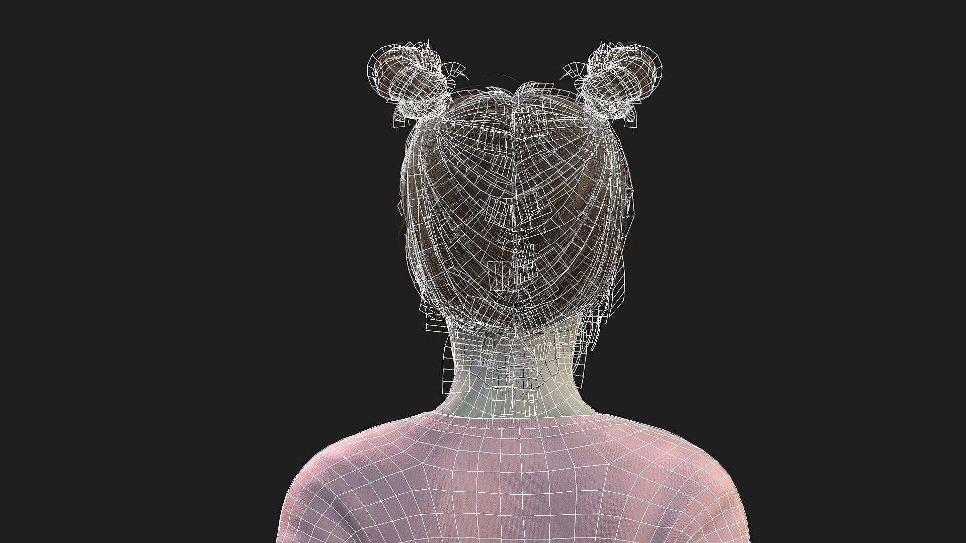 Beautiful Female Character Animation Ready Model 3D model_18