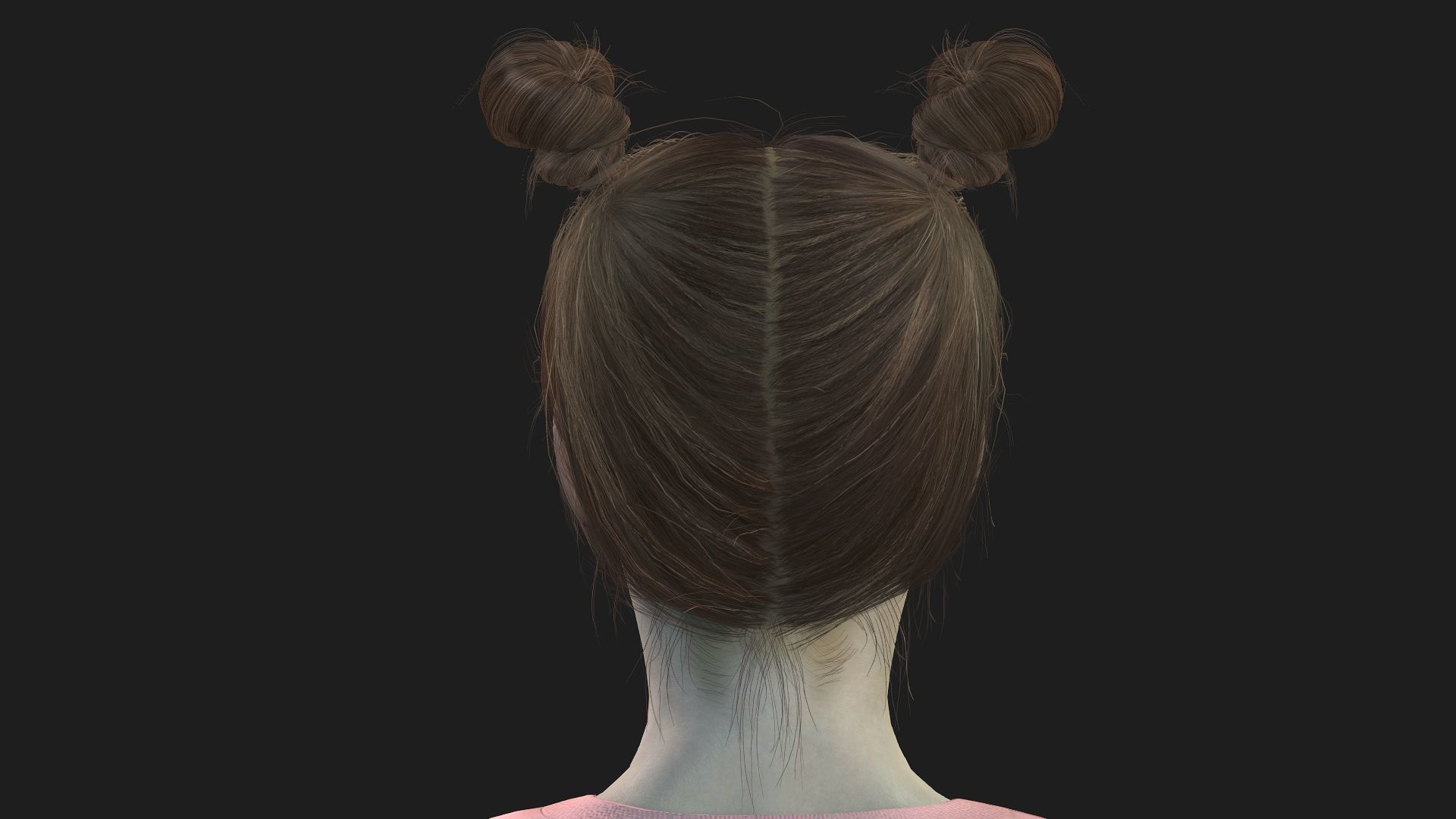 Beautiful Female Character Animation Ready Model 3D model_4