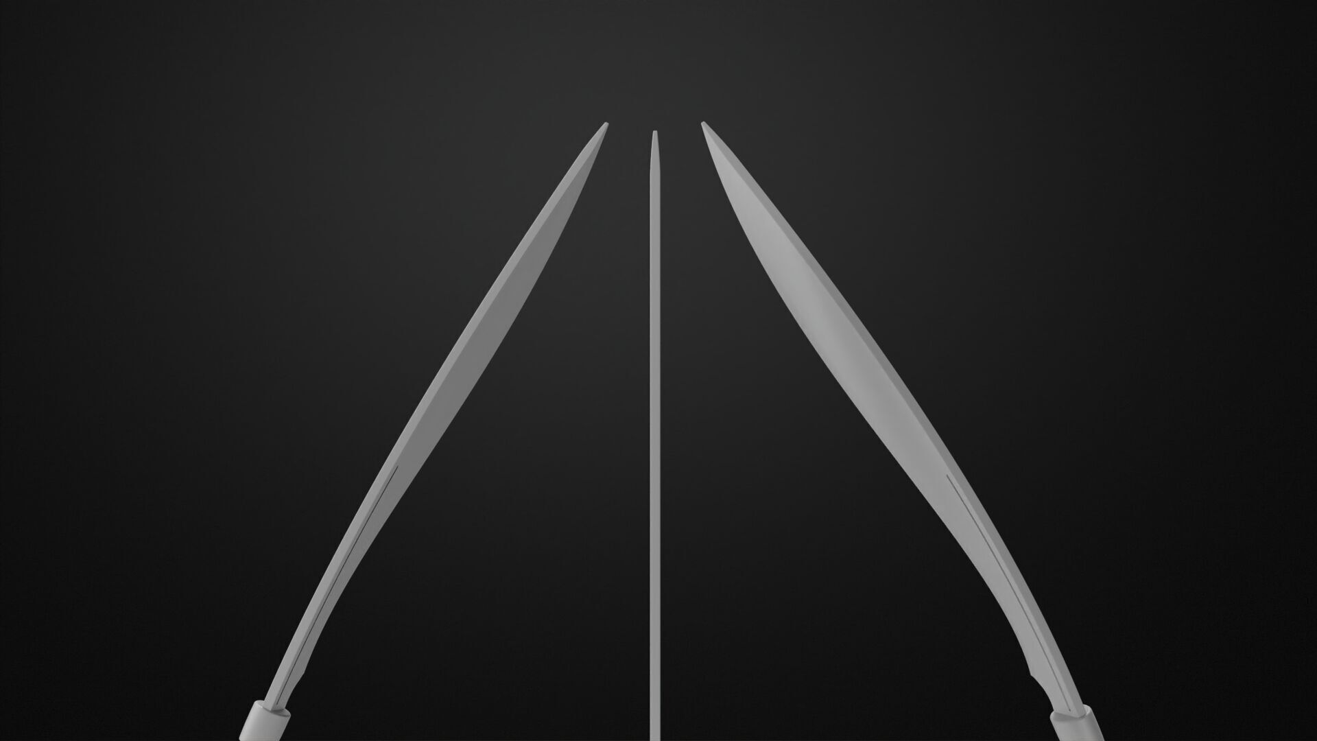 Weapons Encyclopedia 110 Khukuri 3D print model_3