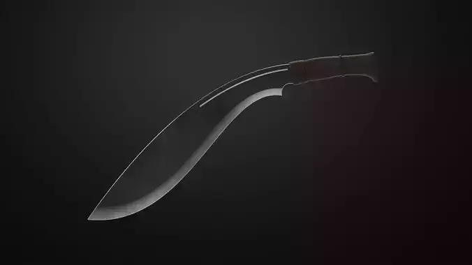 Weapons Encyclopedia 110 Khukuri 3D print model