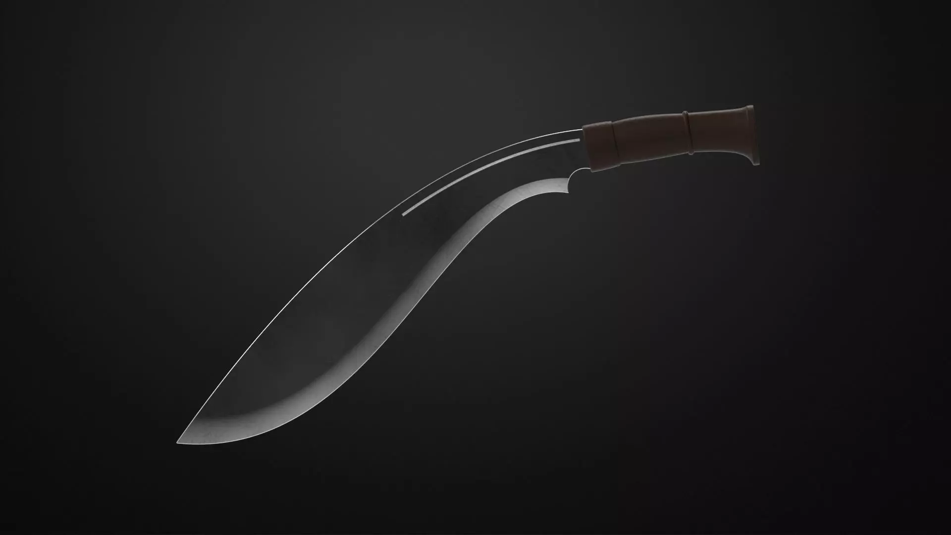 Weapons Encyclopedia 110 Khukuri 3D print model_0