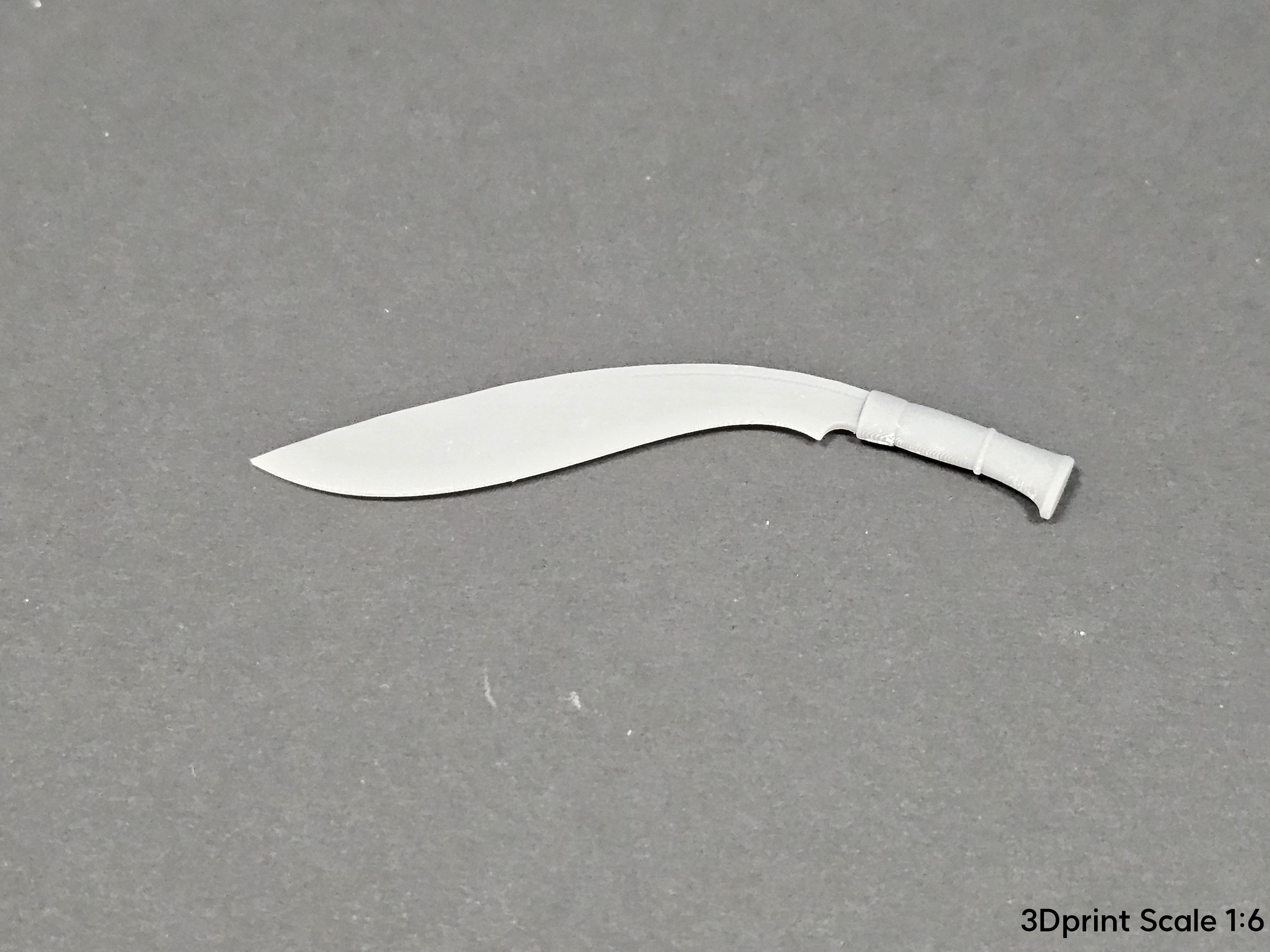 Weapons Encyclopedia 110 Khukuri 3D print model_9