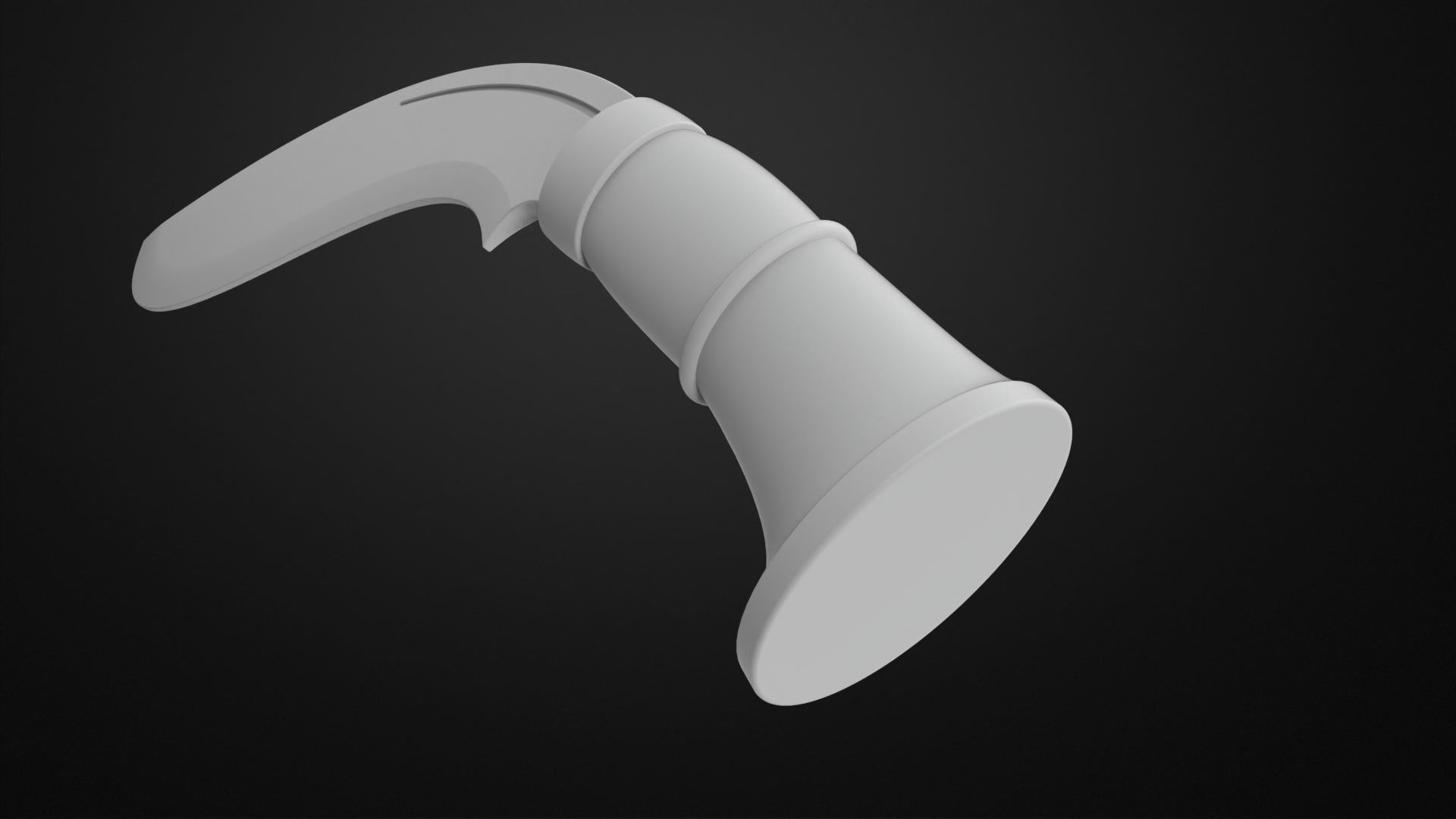 Weapons Encyclopedia 110 Khukuri 3D print model_6