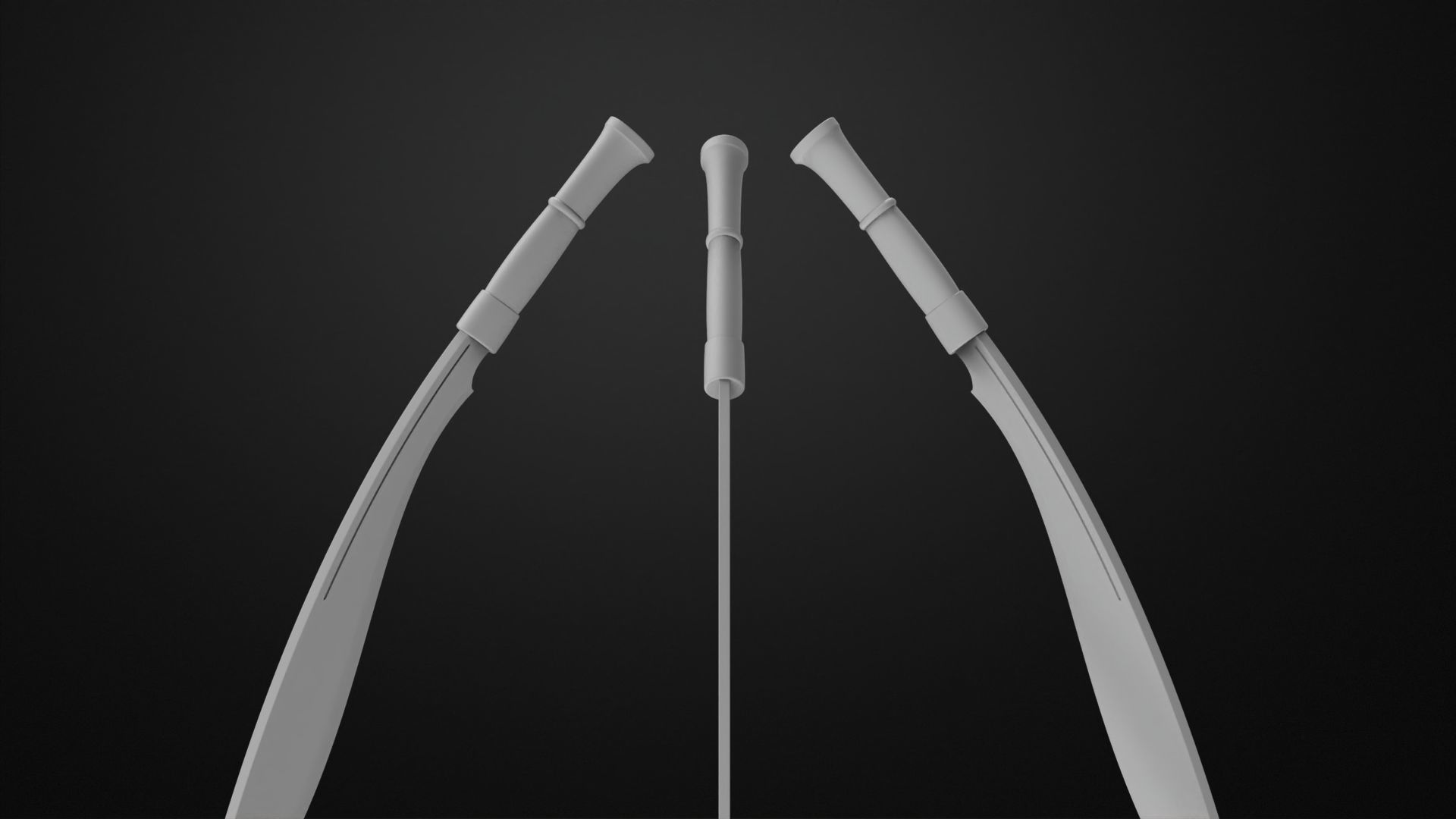 Weapons Encyclopedia 110 Khukuri 3D print model_4