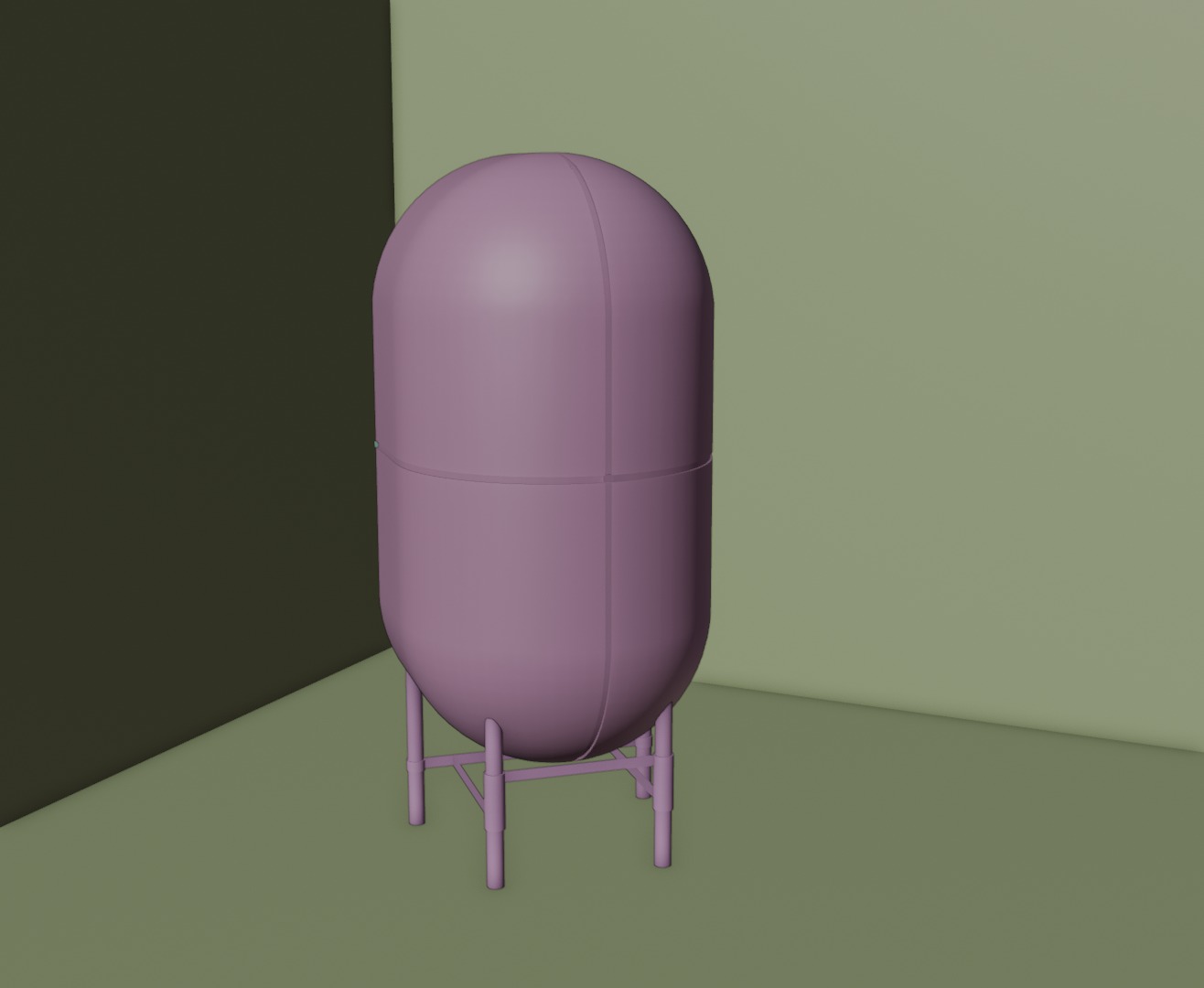 Stylish office chair 3D model 3D model_4