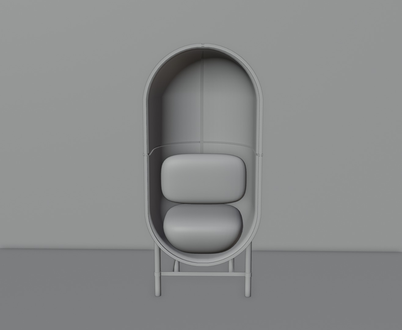 Stylish office chair 3D model 3D model_2