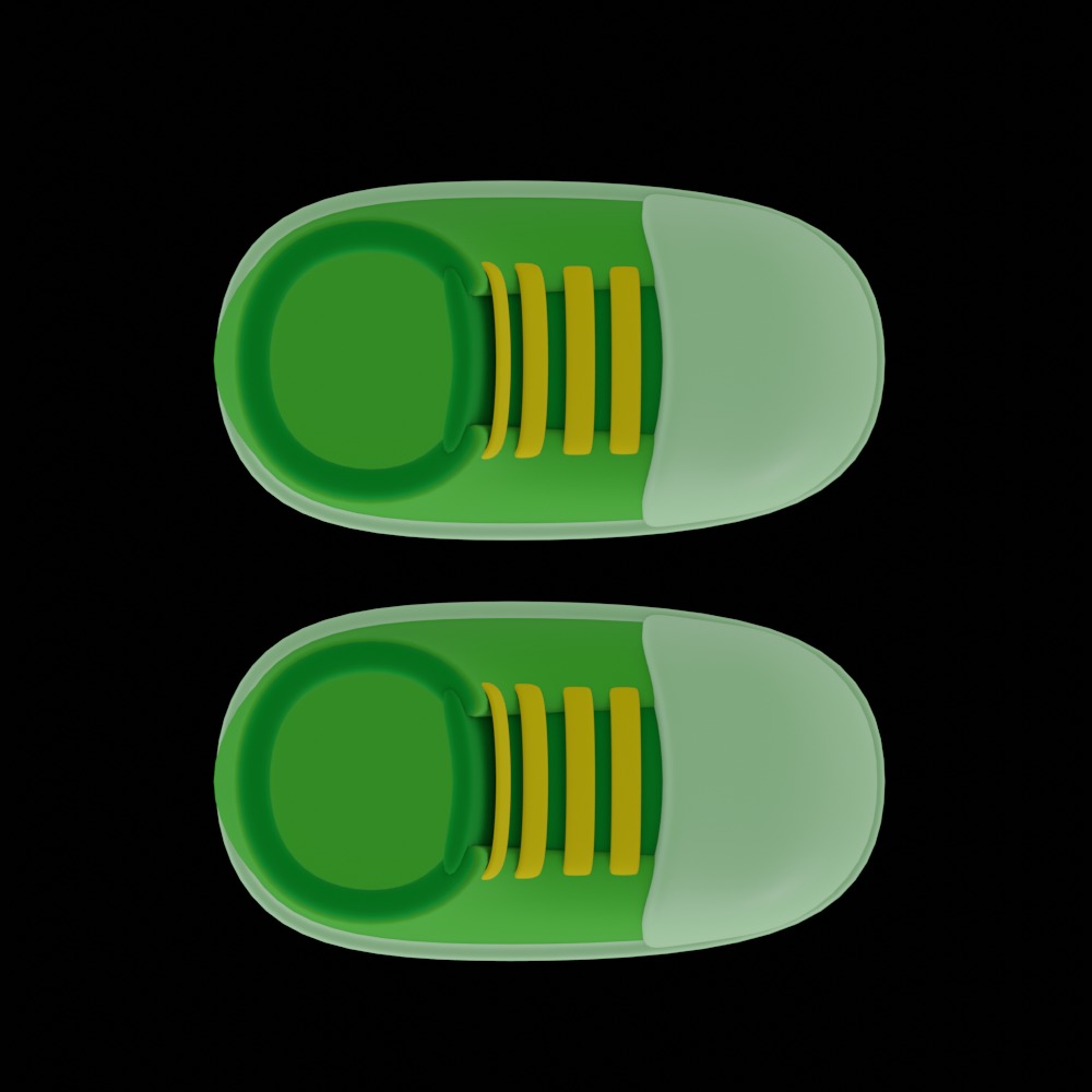  Kids Shoes  Free 3D model_2