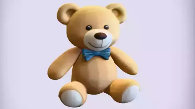 stuffed toy bear with bow tie