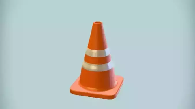 orange traffic cone