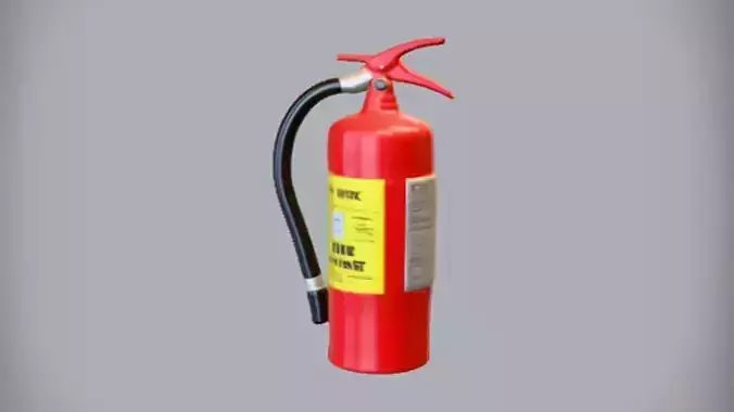 Fire extinguisher  3D Game Ready Model