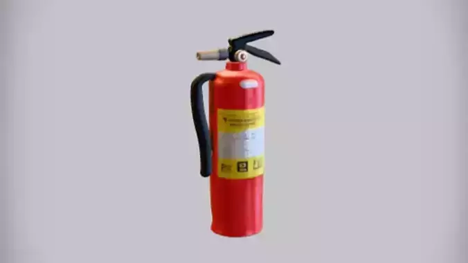 fire extinguisher 3D Game Ready Model