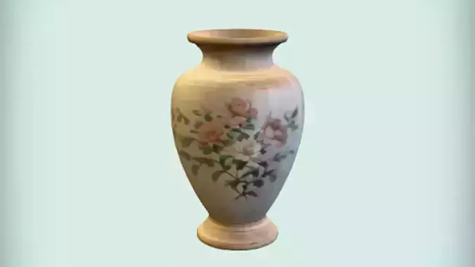 Decorative floral vase