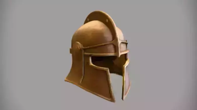 Ancient warrior helmet