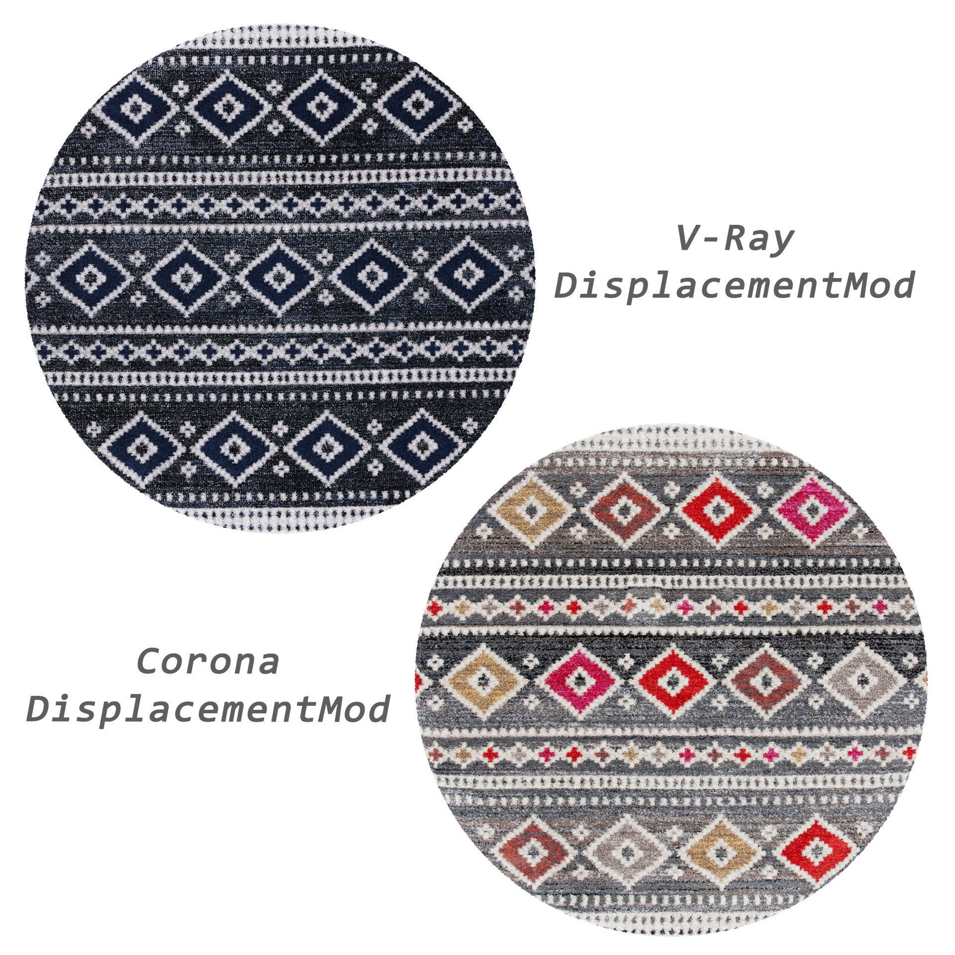 Rugs No 1001 Low-poly 3D model_2