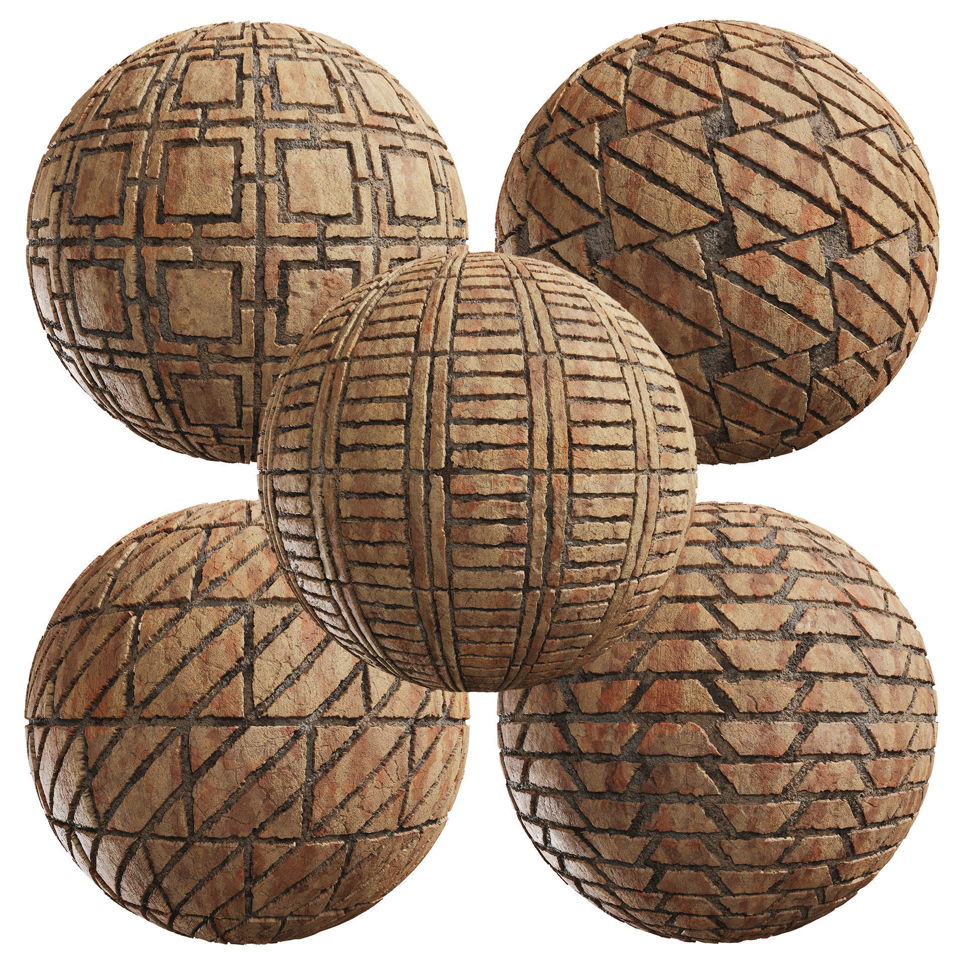 PBR Bricks 05 - Tileable 4K Texture Texture_1