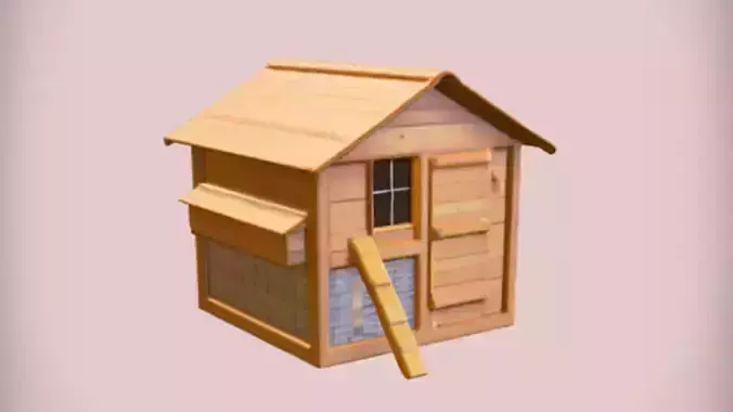 wooden chicken coop