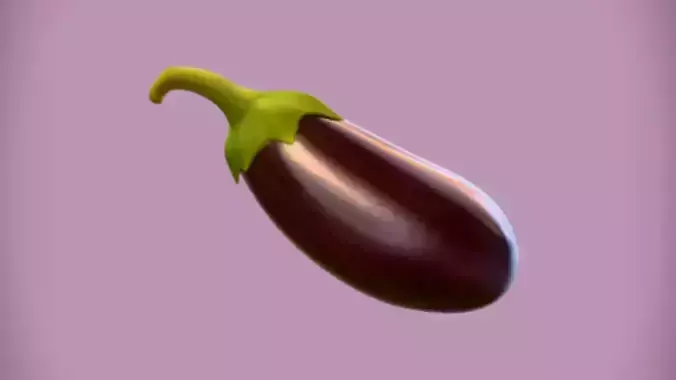 Purple eggplant vegetable