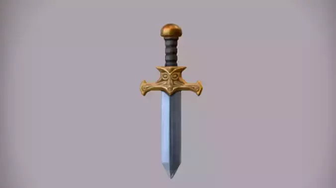 Ornate medieval sword